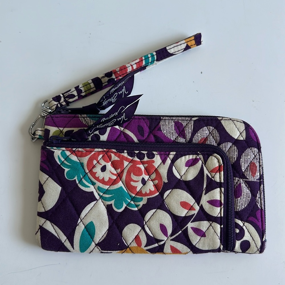 Vera Bradley wristlet wallet ‘plum crazy’